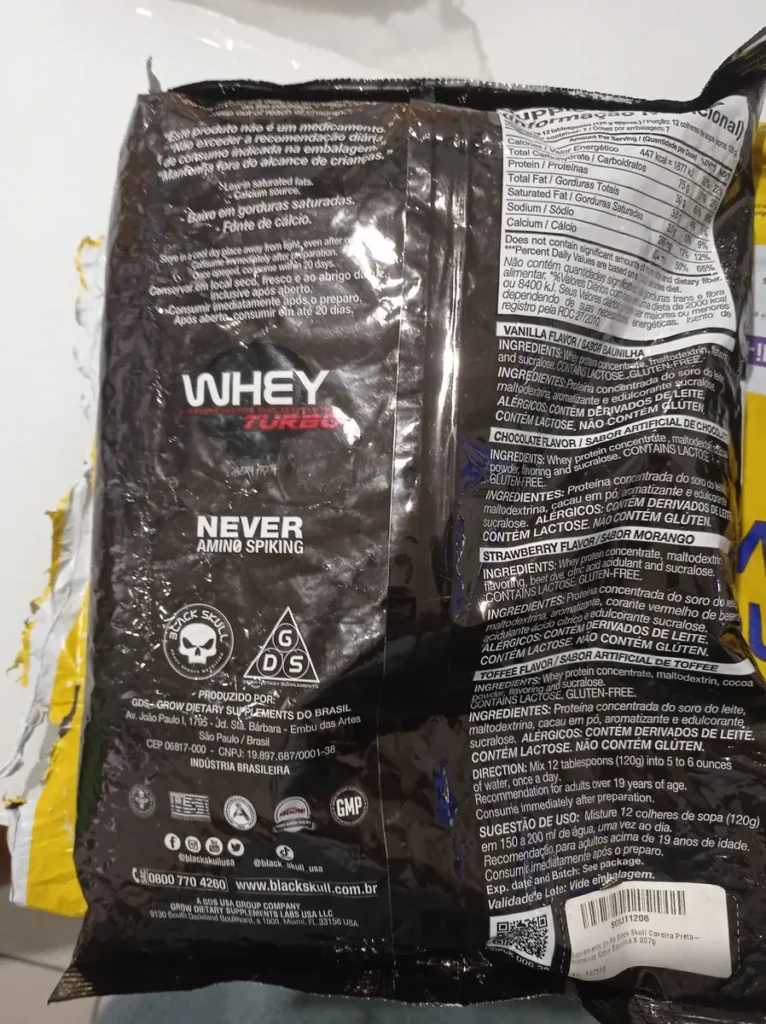 Whey Turbo Black Skull