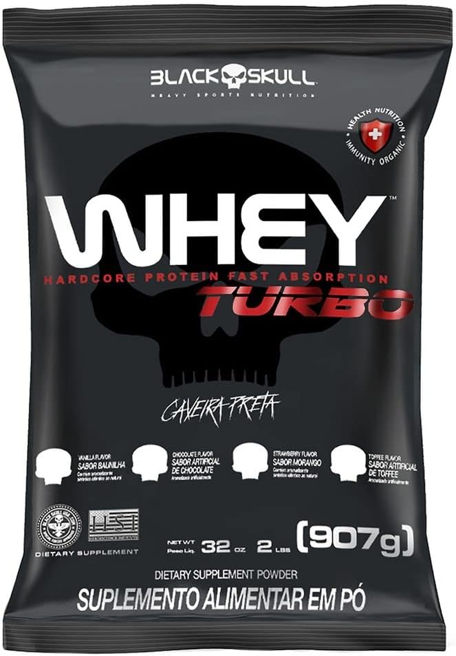 whey protein black skull isolado