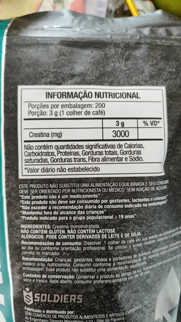Soldiers Nutrition Creatina